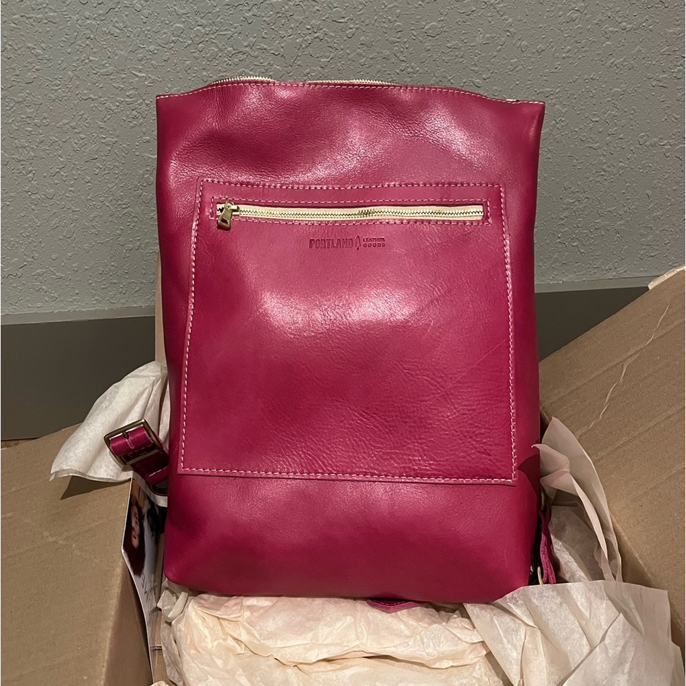 Portland Leather Laptop Backpack